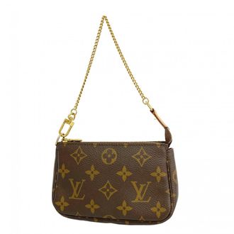 Louis Vuitton Brown Pouch (Pre-Owned)