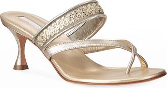 Manolo Blahnik Susa Slide Sandals