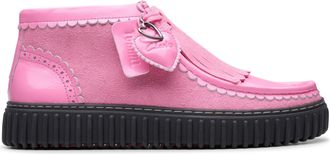 Clarks Torhill Heart in Pink Leather