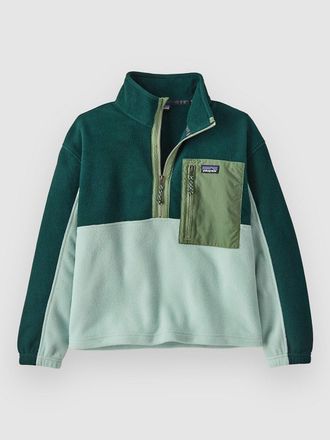Patagonia Microdini 1/2 Zip P/O Kids Half-Zip Felpa in Pile blu