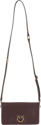 Pinko Leather Bag With Logo