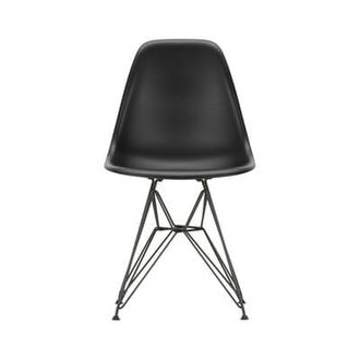 Vitra Chair Eames Plastic - Black - Epoxy lacquered steel - Designer Charles & Ray Eames