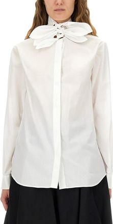 Moschino White Regular Textured Shirt