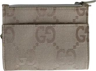 Gucci Beige Gg Canvas Coin Purse/Coin Case (Pre-Owned)