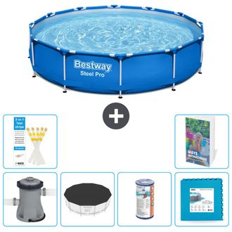 Bestway Piscina Bestway Steel Pro Redonda - 366x76 Cm - 7-piezas S254