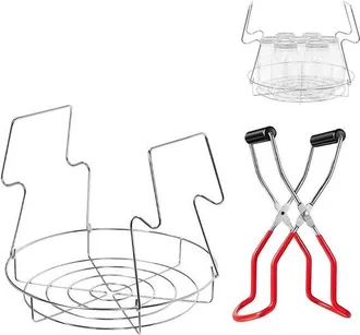 OEM Set Di Sollevatori Per Lattine, 2 Pezzi, In Acciaio Inox Cestello Per Conserve In Acciaio Inox Accessori Per Conserve Tra Cui Morsetti Per Lattine Ces