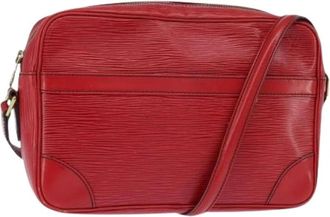 Louis Vuitton Pre-owned Cross Body Bag - Dames - Vintage Schoudertas - Rood - ONE Size - Leer - Vintage