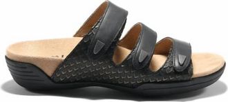 H&auml;lsa Footwear Womens Delight Slide Sandal In Black
