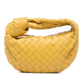 Bottega Veneta Jodie Mini Geweven Leren Handtas