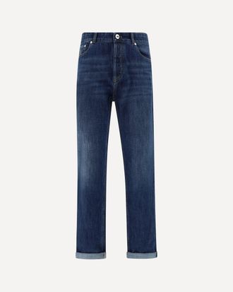 Brunello Cucinelli Cuffed Jeans Male 52