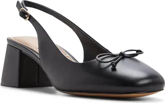 Aldo Lilynae Slingback Pump in Black at Nordstrom, Size 8.5