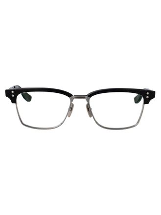 Dita Eyewear Squared Optical Dtx132 55 01 Blk Slv