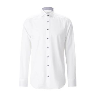Stenstr&ouml;ms Formele Overhemden - Heren - Zakelijke Overhemden - Wit - 4XL - Katoen - Overhemden