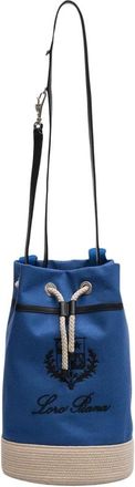 Loro Piana Tassen, Dames, Blauw, ONE Size, Fam 8125 B3Bpss 25 Bucket Bag