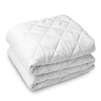 Bare Home Quilted Waterproof Mattress Protector - Full XL in White at Nordstrom