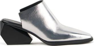 United Nude Ricky Mule Mid in Silver at Nordstrom, Size 37