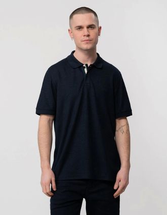 Ted Baker Mens Ted Baker Karty Mens Short Sleeve Polo Shirt - Navy - Size: 40