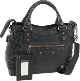 Balenciaga Pre-owned Vintage Hand Bag - Dames - Vintage Handtas - Zwart - ONE Size - Leer - Vintage