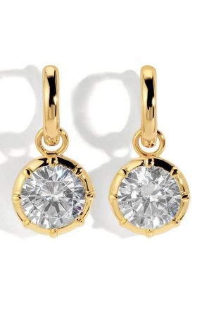 Lili Claspe Celeste Charm Huggie Hoop Earrings in Gold at Nordstrom