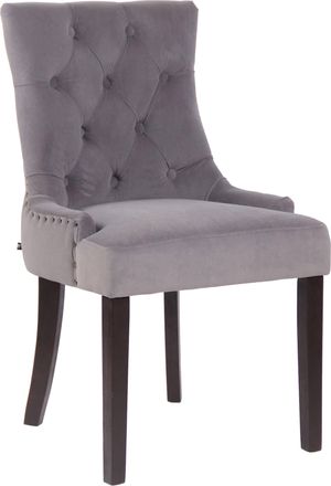 Clp Silla De Comedor Aberdeen En Terciopelo Gris Antiguo