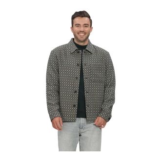 Dstrezzed Dstrezzed - Lino Golfball Overshirt - Heren - Jassen - Groen - Maat: L Wol