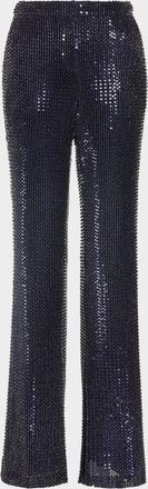 Ramy Brook Olivian Sequined Straight-Leg Pants