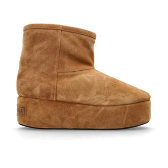Balenciaga Alaska Platform Bootie - female - Balenciaga - Winter Boots - Brown - 4 UK - Shoes