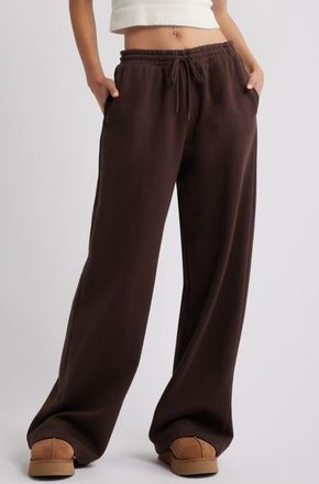 BP. Baggy Wide Leg Sweatpants in Brown Coffee at Nordstrom, Size Large