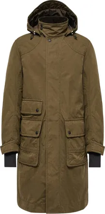 Moncler Moncler Allaine Long Padded Hooded Canvas Parka, Men, Green, Size: 1