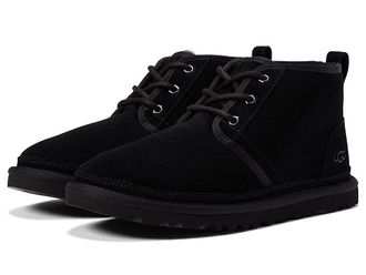 UGG Neumel Mens Lace up casual Shoes Black Suede : 10 D - Medium, Full Grain leather/Suede