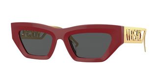 Versace VE4432U 538887 Womens Sunglasses Red Size 53