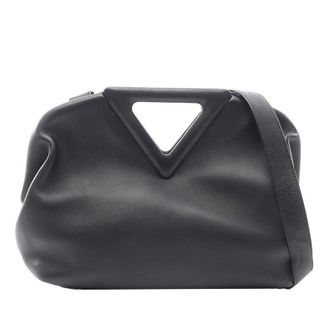 Bottega Veneta Pre-owned Bottega Veneta Medium Leather The Point Triangle Satchel Ladies E5SKS719TGJ0UN1Y