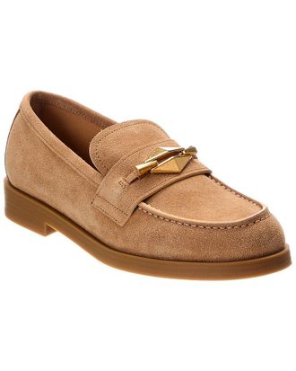 Jimmy Choo London Maddie Diamond Suede Loafer