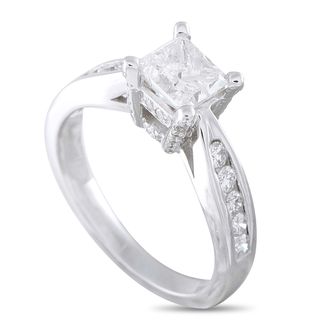 Luxury Bazaar 14K White Gold 1.38ct Diamond Ring MF11-081226