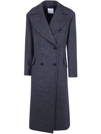 Mant&ugrave; Coat Double Breasted Ag8016.G17 978 Grey