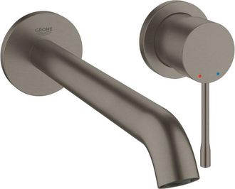 GROHE Essence - Rubinetto l a 2 fori per lavabo, grafite scura spazzolata 19967AL1 - Grohe