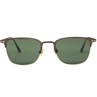 Tom Ford Womens Liv Ft0851 49N Brown Sunglasses Metal - One Size