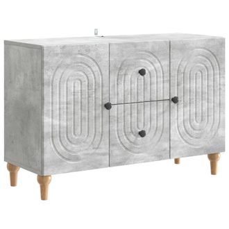 vidaXL Mueble De Tv Con Caj&oacute;n Gris Hormig&oacute;n 89 X 34,5 X 60 Cm Vidaxl