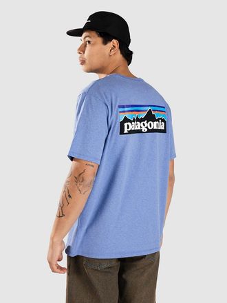Patagonia P-6 Logo Responsibili Camiseta azul