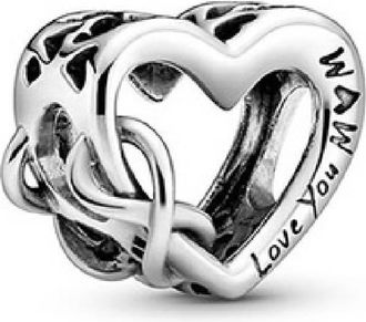 Pandora Heart And Infinity Sterling Silver Charm