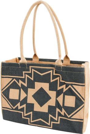 KAF Home Jute Market Tote Bag with Handles (Pendelton)