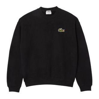 Lacoste Heren, Sweatshirts & Hoodies, Zwart, Maat: M Katoen
