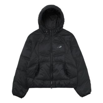 New Balance (WMNS) New Balance Flying Lightweight Hooded Down Jacket Asia Sizing Black NBNPF4W942-19