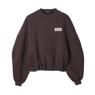Jacquemus Felpa Corso - - Sweatshirts & Hoodies - Donna - Marrone - M