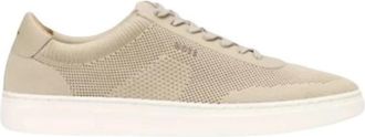 HUGO BOSS Kieran_Tenn_Knal. 285 Lage Sneakers - Heren - Sneakers - Beige - 44 EU - Schoenen