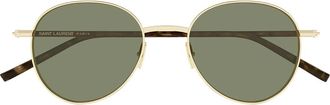 Saint Laurent Sunglasses Sl 865 003 Gold Brown/Green Unisex