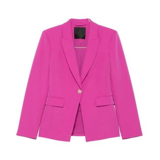Liu Jo Blazers, female, Pink, Size: M Slim-fit blazer