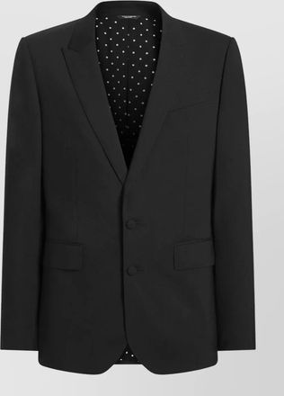 Dolce & Gabbana single breasted suit jacket notch lapel