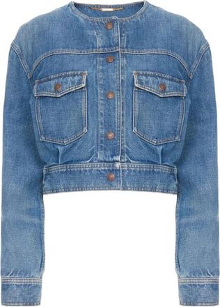 Chlo&eacute; Denim Jassen - Dames - Spijkerjassen - Blauw - S - Denim - Jassen