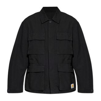 Carhartt Work in Progress Manderson Jacket - Heren - Zomerjassen - Zwart - S - Katoen - Jassen